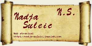Nadja Šuleić vizit kartica